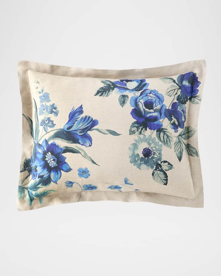 Designers Guild Hirigana Indigo King Sham