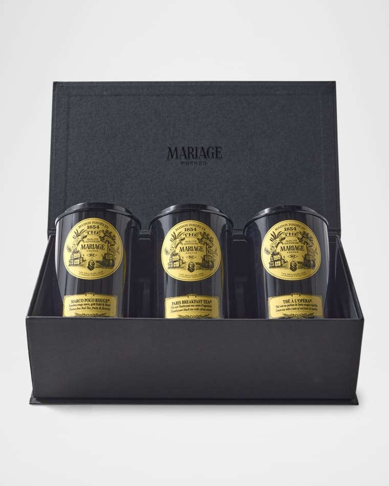 Mariage Freres International French Tea Time Gift Set, 3 x 3.5 oz.