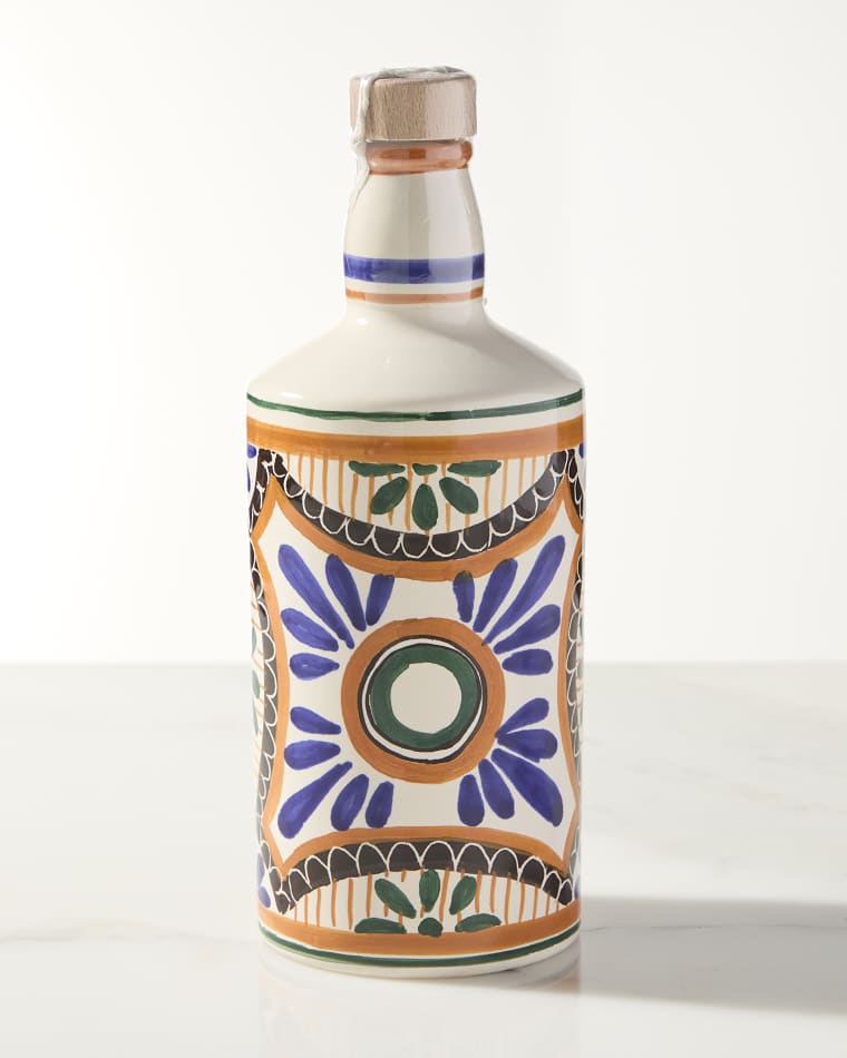 Centonze Extra Virgin Olive Oil in "Green Circle" Barocco Bottle, 101.4 oz.