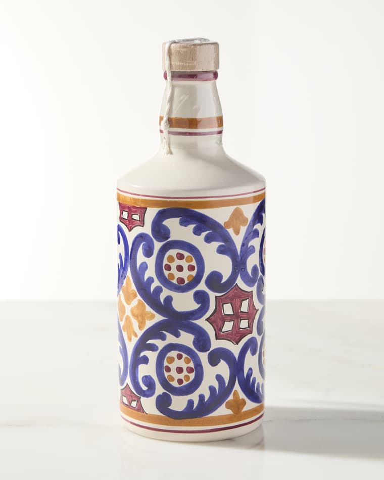 Centonze Extra Virgin Olive Oil in "Red Diamond" Barocco Bottle, 101.4 oz.