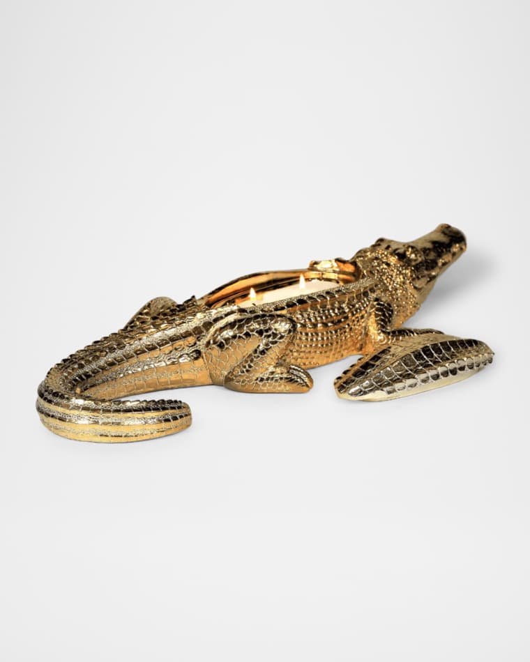 Thompson Ferrier Golden Grand Alligator Candle, 14 oz.