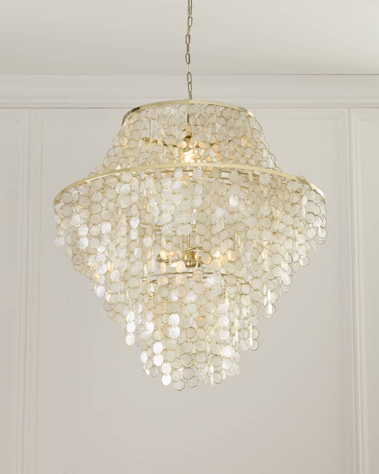Neiman Marcus Alexandra 36" 4-Light Medium Chandelier