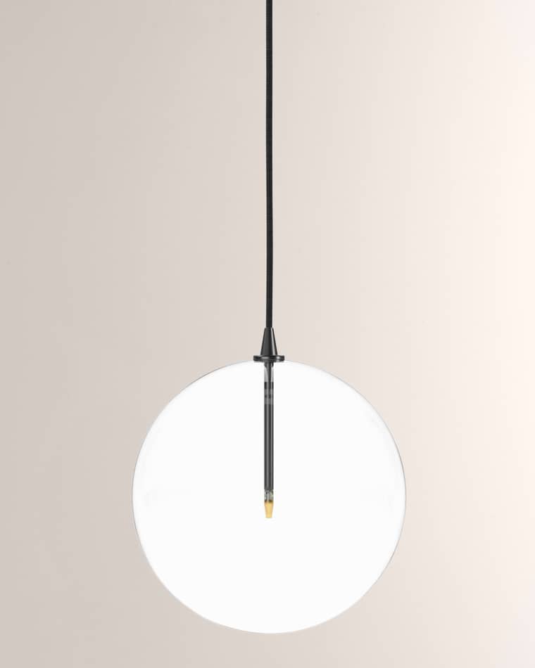 Four Hands Schwung Collection Glass Globe Large Pendant Light