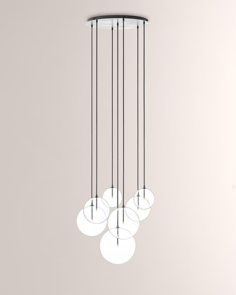 Four Hands Schwung Collection Cluster MIX 7-Light Chandelier