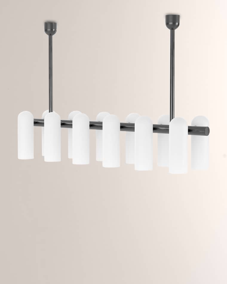 Four Hands Schwung Collection Odyssey Linear Medium 12-Light Chandelier