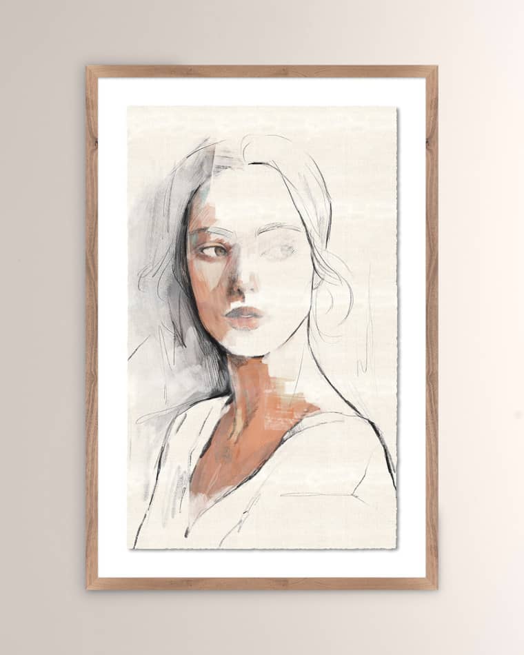 Four Hands "Abridged Glance" Framed Giclee by Coup D'Esprit