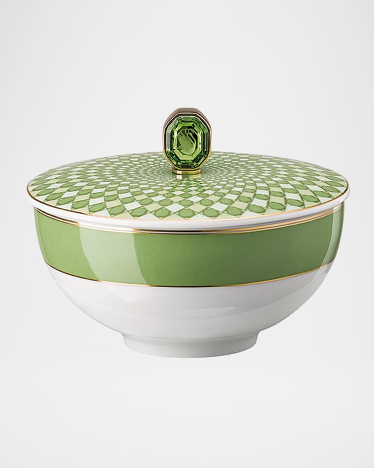 SWAROVSKI Signum Rice Bowl with Lid, 11 oz.