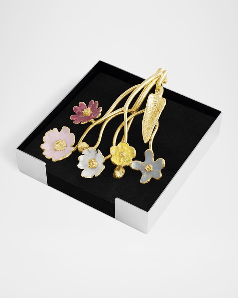 Michael Aram Wildflowers Cocktail Napkin Holder