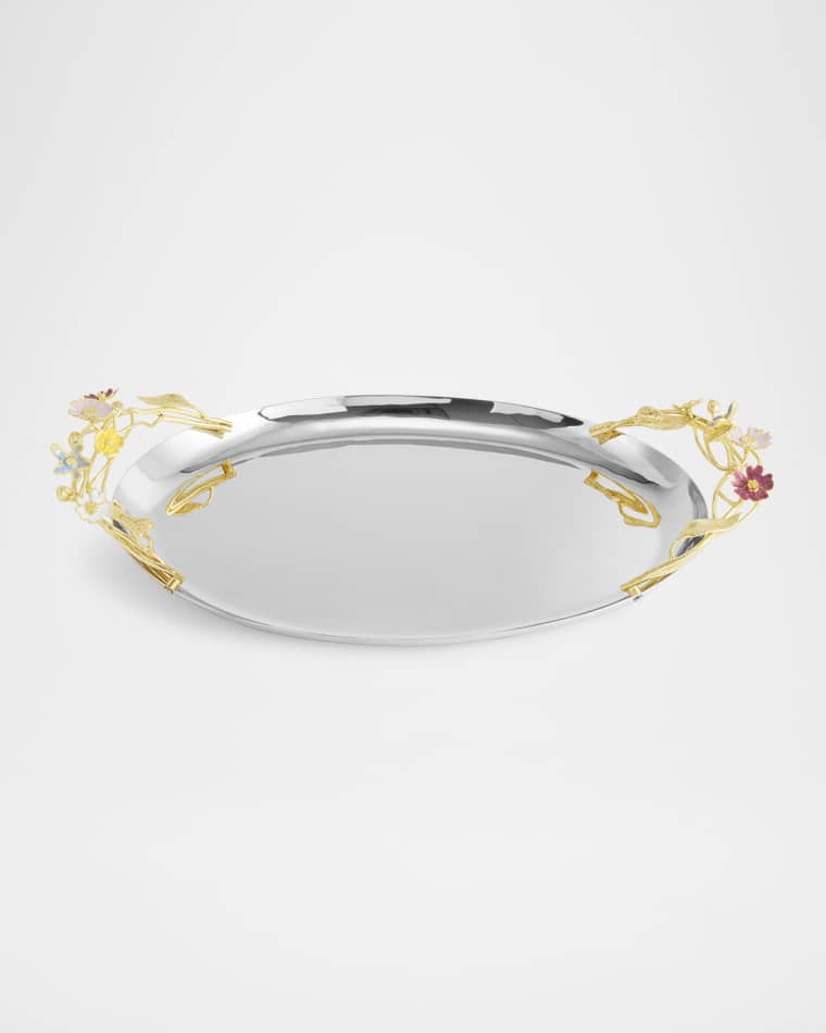 Michael Aram Wildflowers Oval Tray
