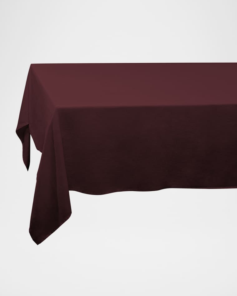 L'Objet Linen Sateen Tablecloth, 70" x 126"