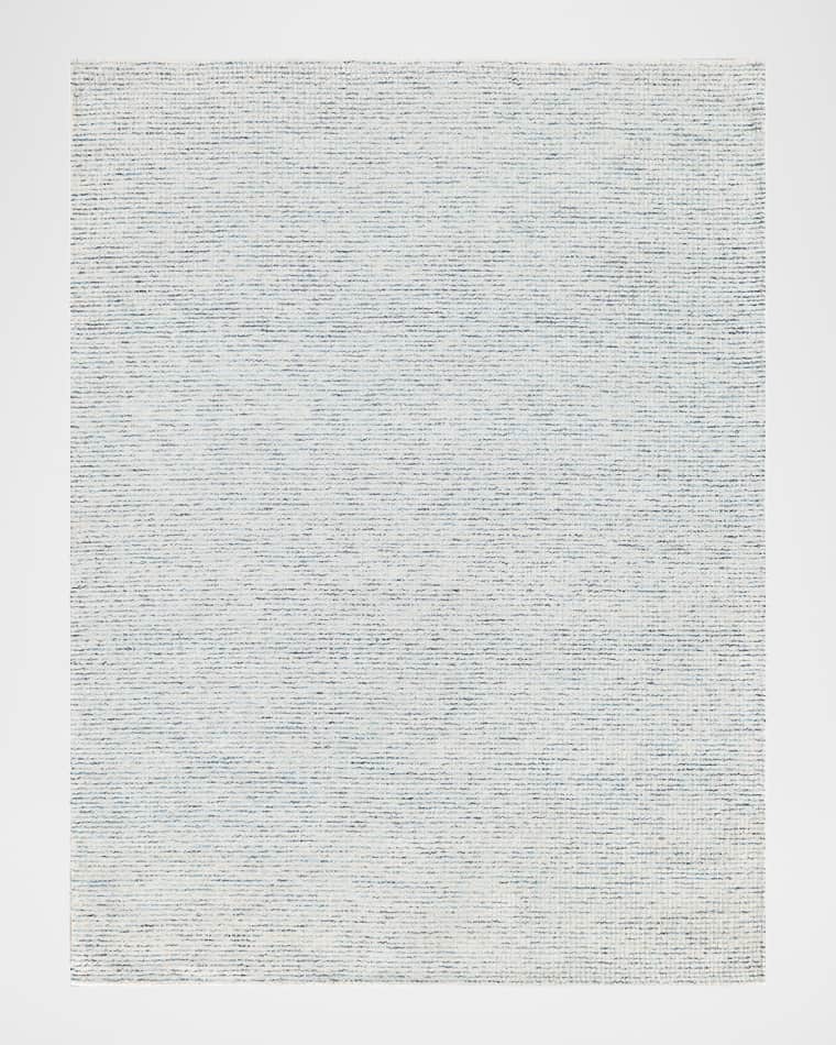 Exquisite Rugs Key West Hand-Tufted Ivory/Blue Rug, 12' x 15'