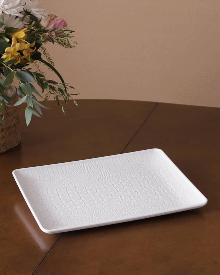 Beatriz Ball VIDA Croc Medium Rectangular Tray