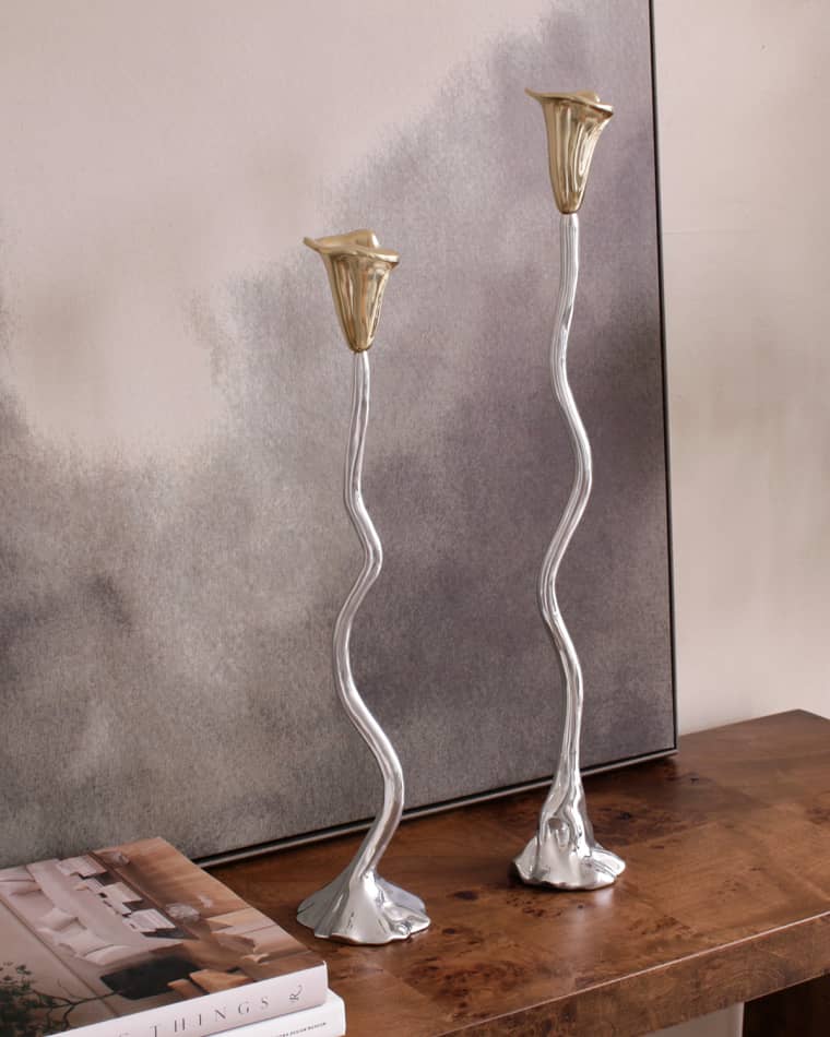 Beatriz Ball GARDEN Tulip Candlestick Holder, 22"