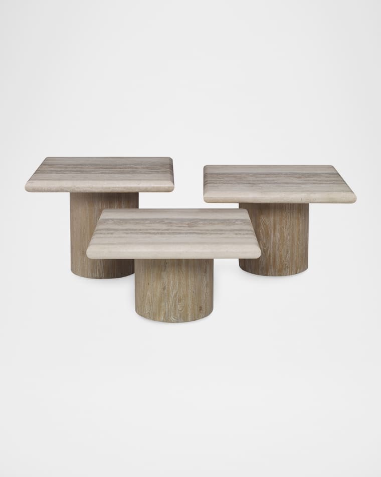 Ambella Petros Bunching Cocktail Tables, Set of 3