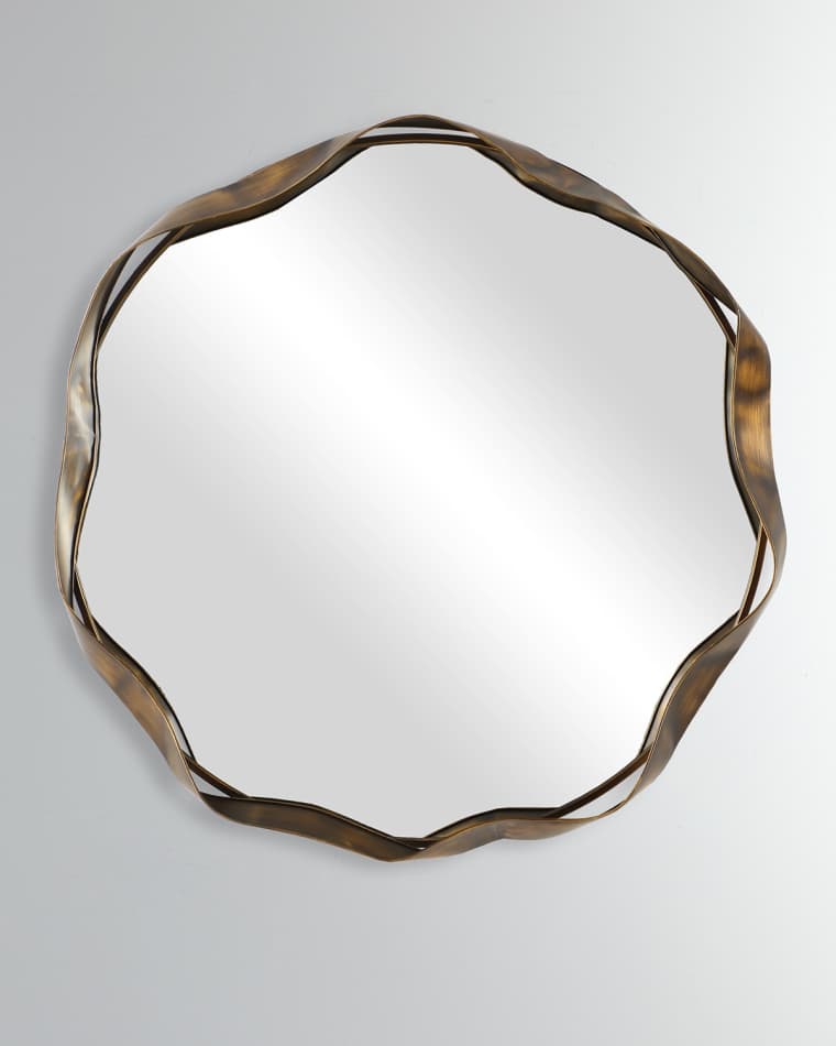 Catch the Wave Round Wall Mirror