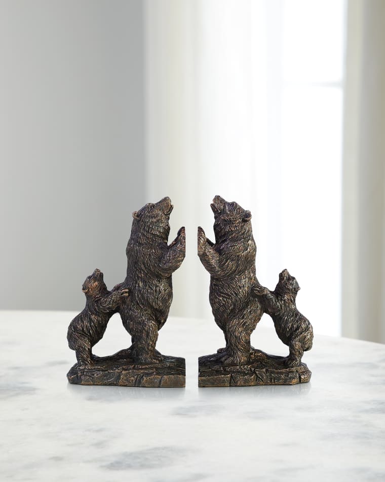 John-Richard Collection Ursine Bookends, Set of 2