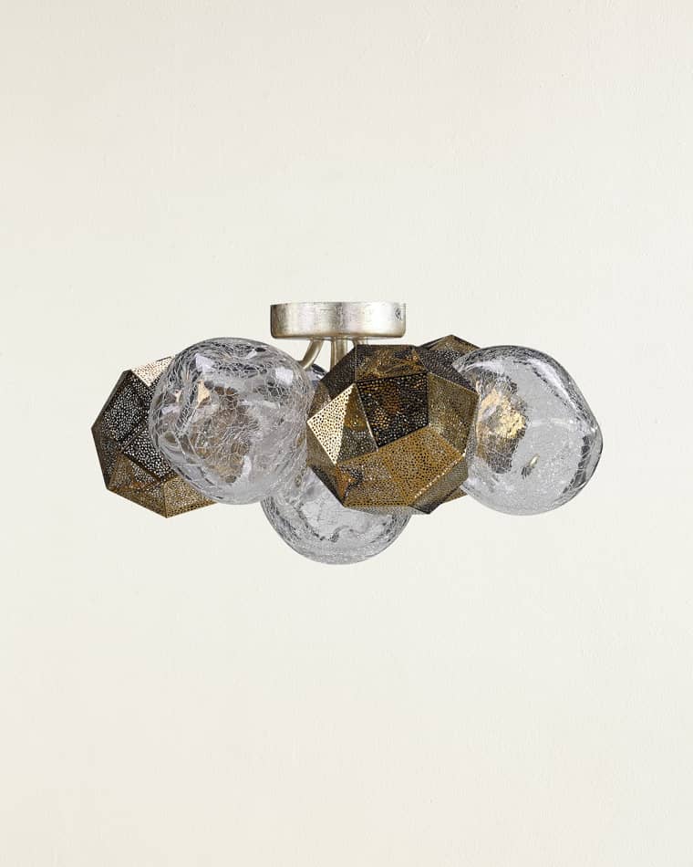 John-Richard Collection Vivaldi 3-Light Semi-Flush Mount