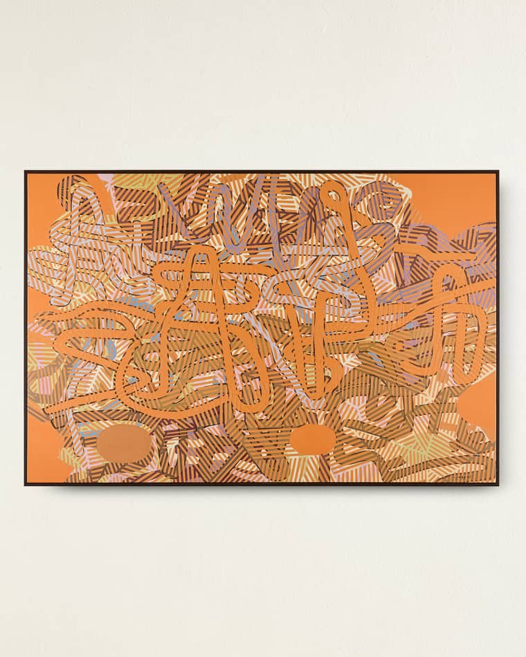 John-Richard Collection "Meandering Pathways" Original Oil Painting on Canvas by Teng Fei
