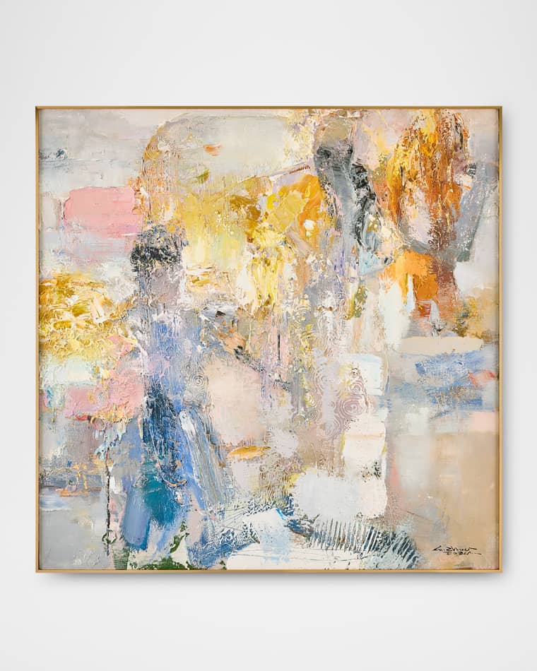 John-Richard Collection "Warm Reflections" Original Painting by LM Zhou
