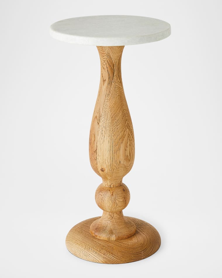 Global Views Vessel 23.5" Side Table, Natural