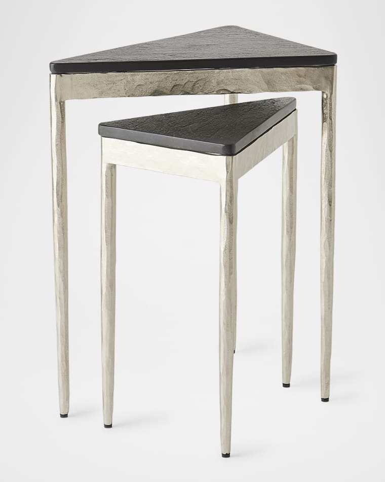 Global Views Triangular Nesting Tables, Set of 2