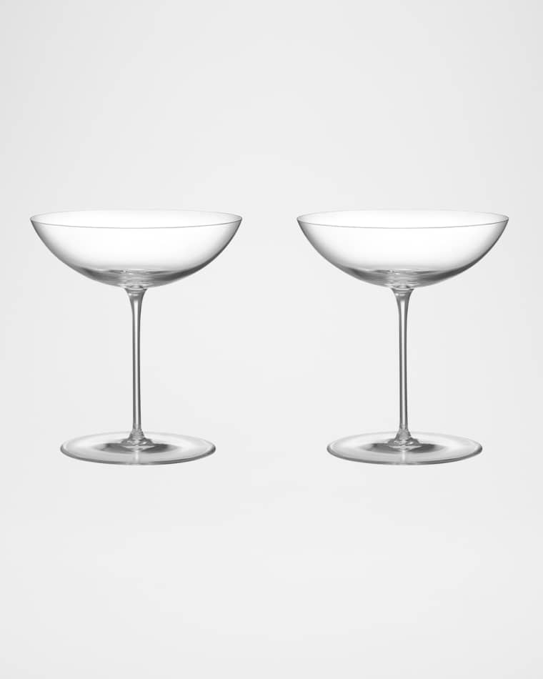 Orrefors Geometry 9 oz. Cocktail Glasses, Set of 2