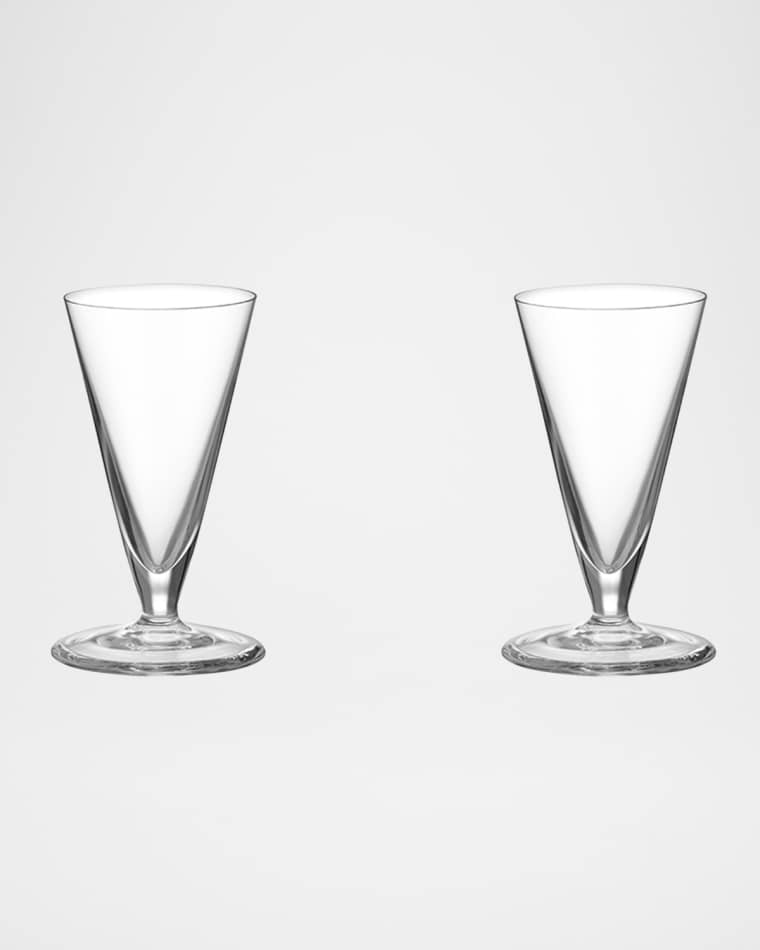 Orrefors Geometry 2 oz. Snaps Glasses, Set of 2
