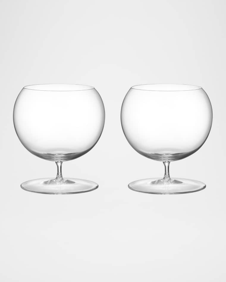Orrefors Geometry 22.5 oz. Cognac Glasses, Set of 2