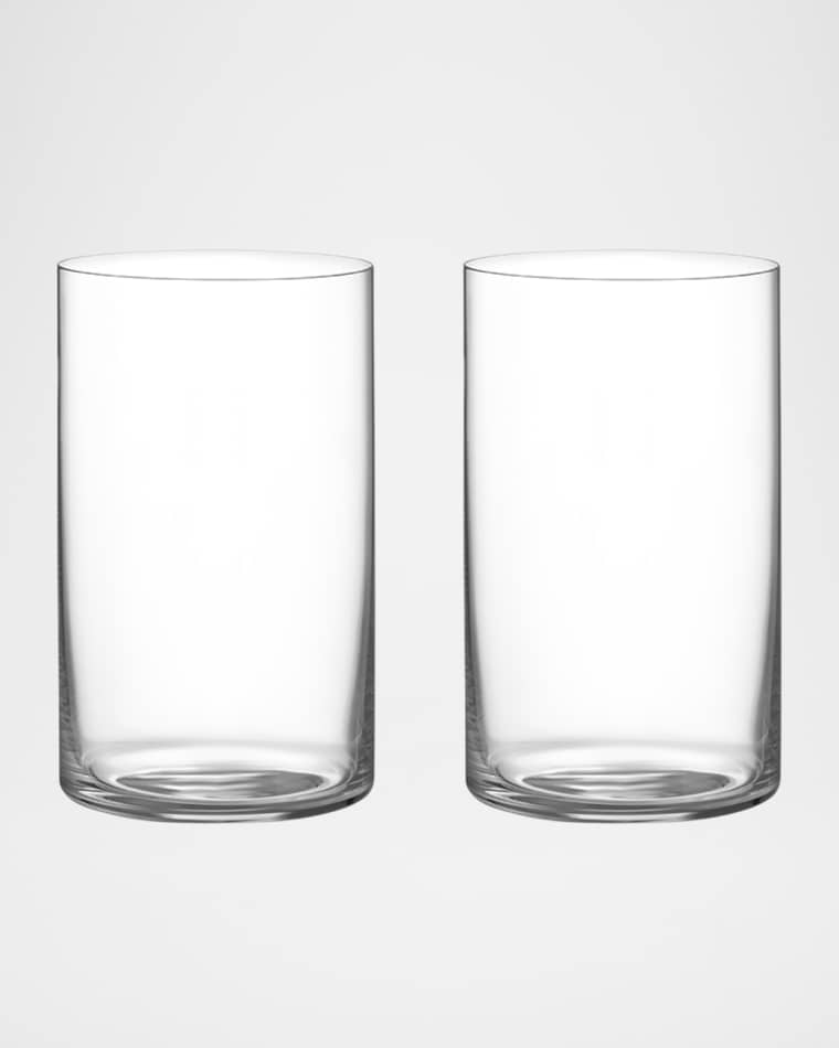 Orrefors Geometry 14 oz. Beer Glasses, Set of 2