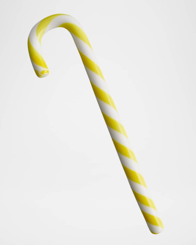 Kosta Boda Polka Candy Cane Christmas Decoration