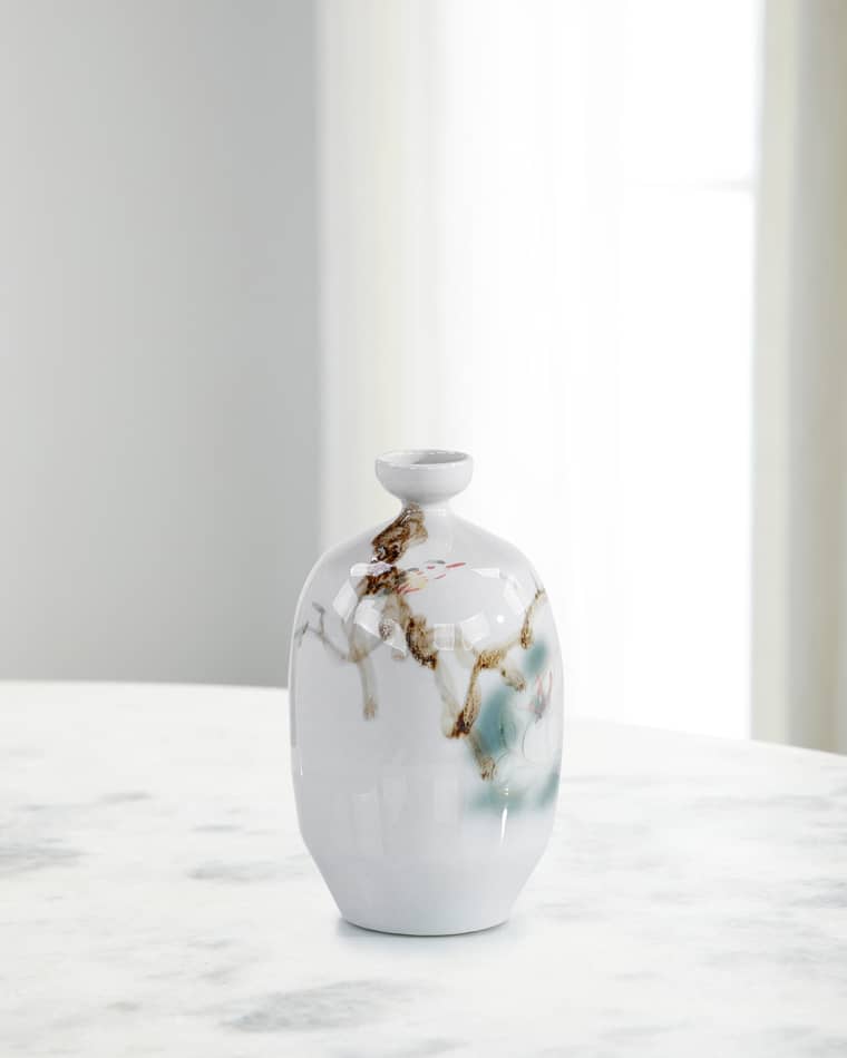 John-Richard Collection Painted Grove Vase I