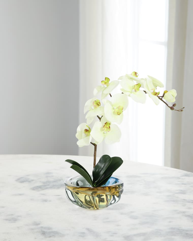 John-Richard Collection Josie 24" Faux Floral Arrangement in Glass Container