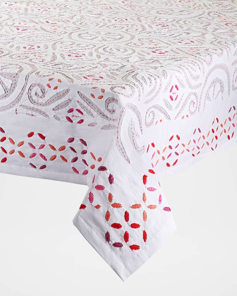 Kim Seybert Malta Tablecloth, 58" x 126"