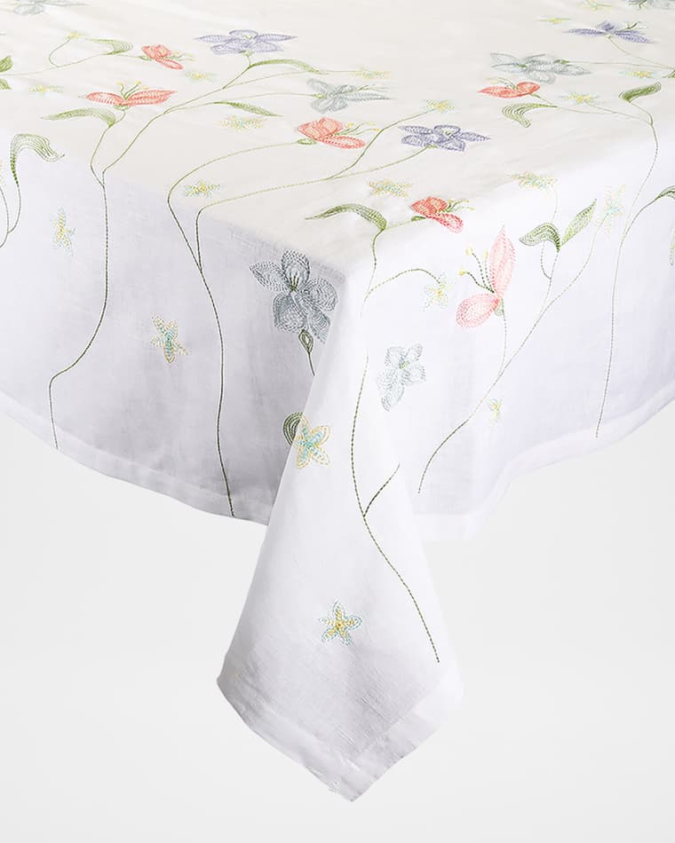 Kim Seybert Vista Tablecloth, 66" x 126"