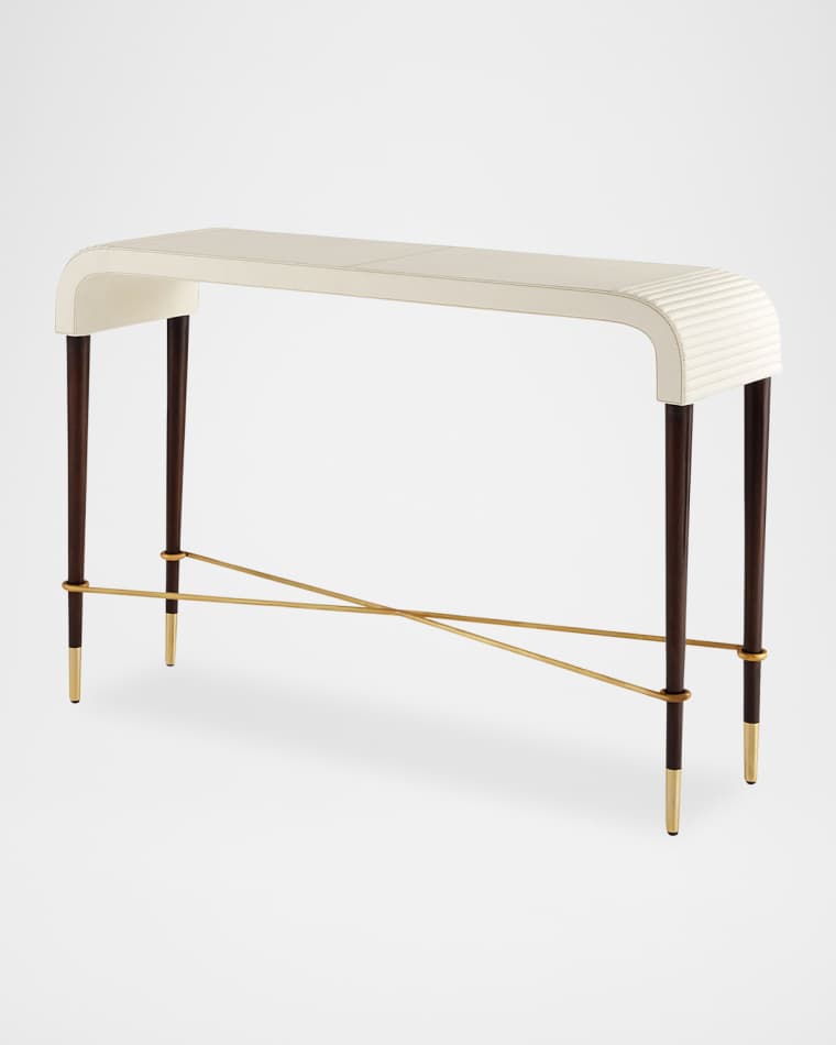 Nova Leather Console Table