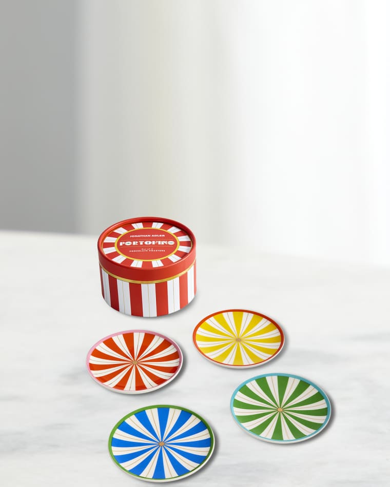 Jonathan Adler Portofino Coasters, Set of 4