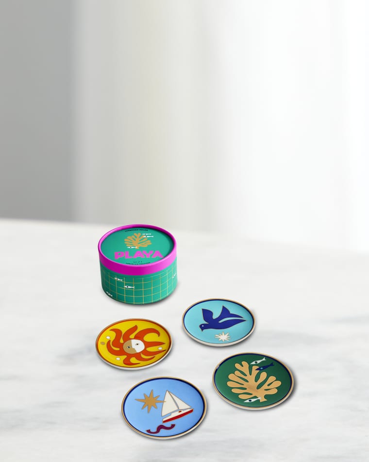 Jonathan Adler Playa Coasters, Set of 4