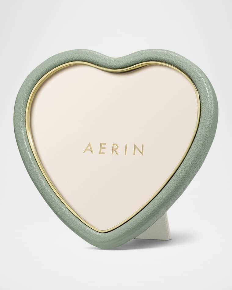 AERIN Piero Shagreen Heart Frame