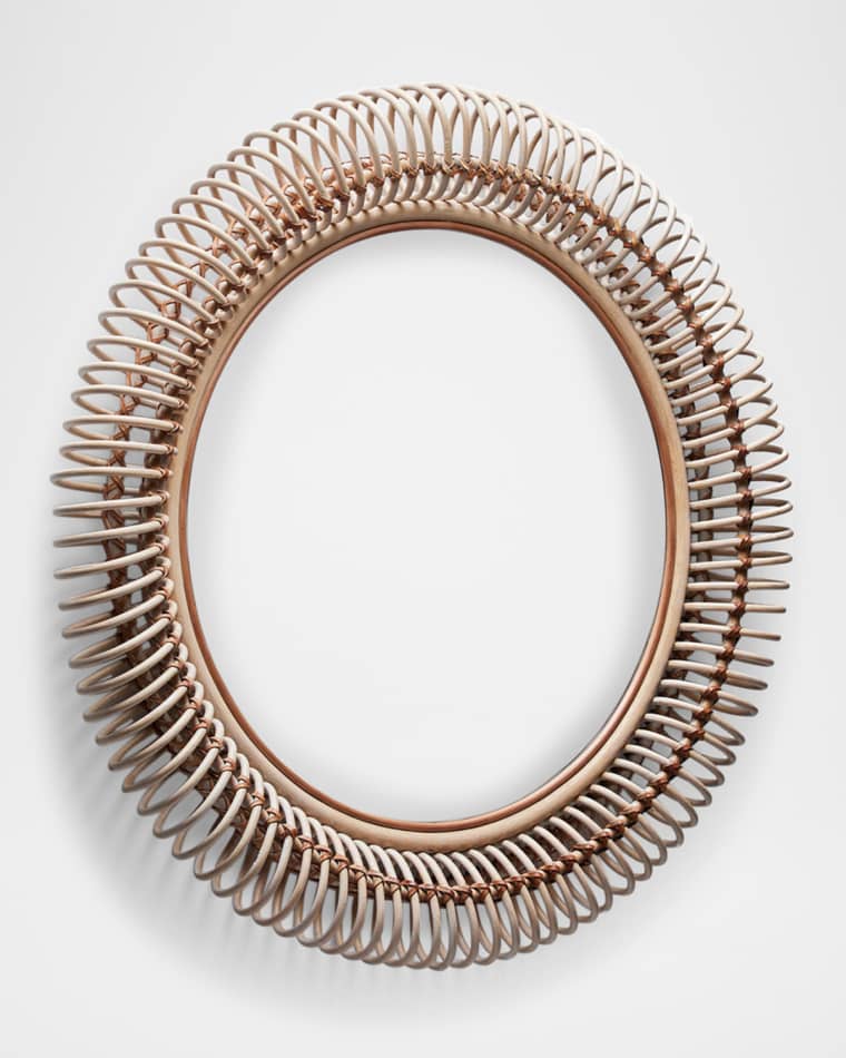 Interlude Home Miramar Wall Mirror, 42" Round