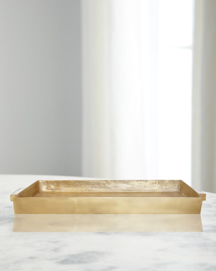 Worlds Away Whitt Metal Tray