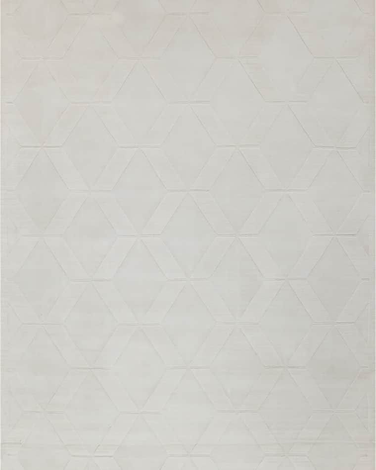 Exquisite Rugs Brunello Hand-Loomed White Rug, 9' x 12'