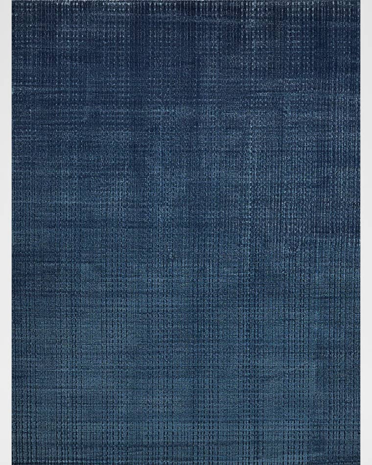 Exquisite Rugs Cabrini Hand-Loomed Navy Rug, 9' x 12'