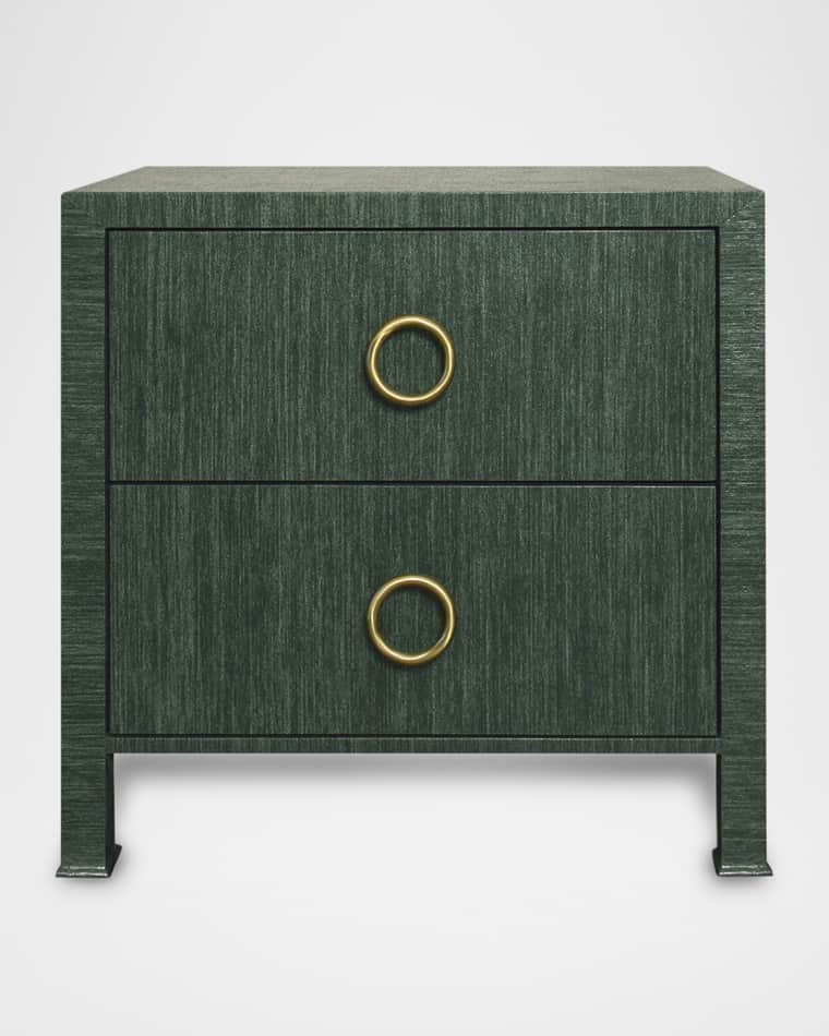 Worlds Away Edelman 2-Drawer Side Table