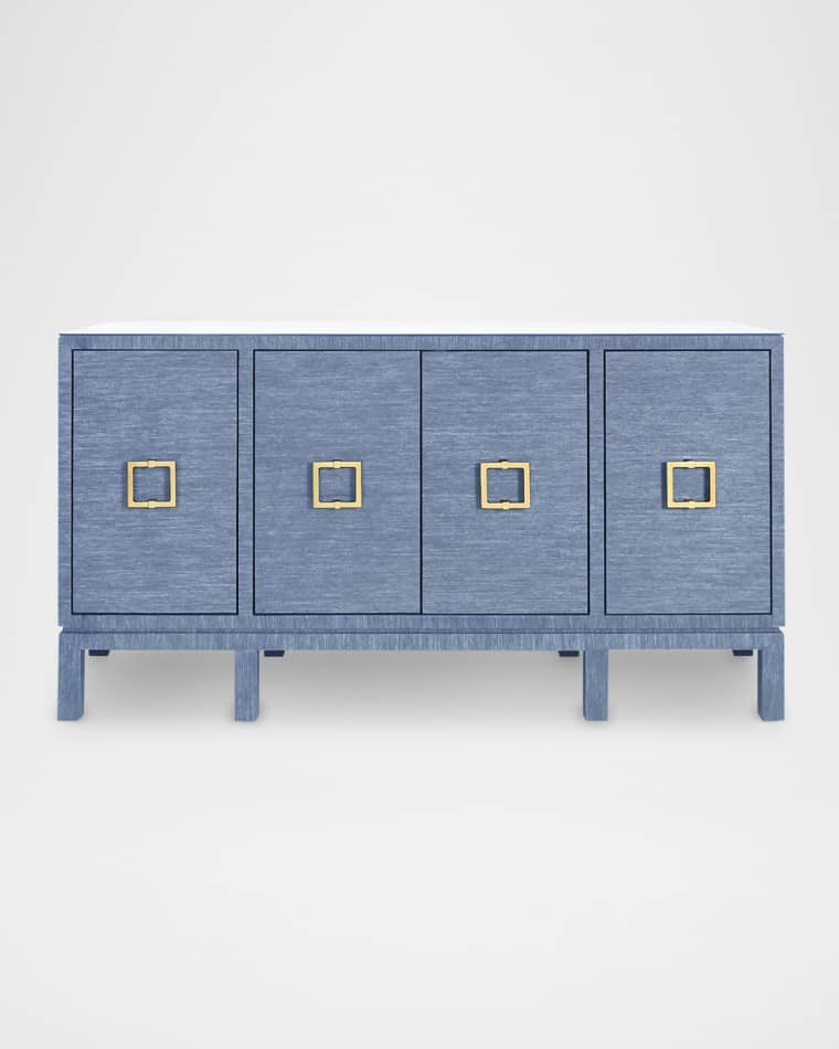 Worlds Away Effie Grasscloth Buffet
