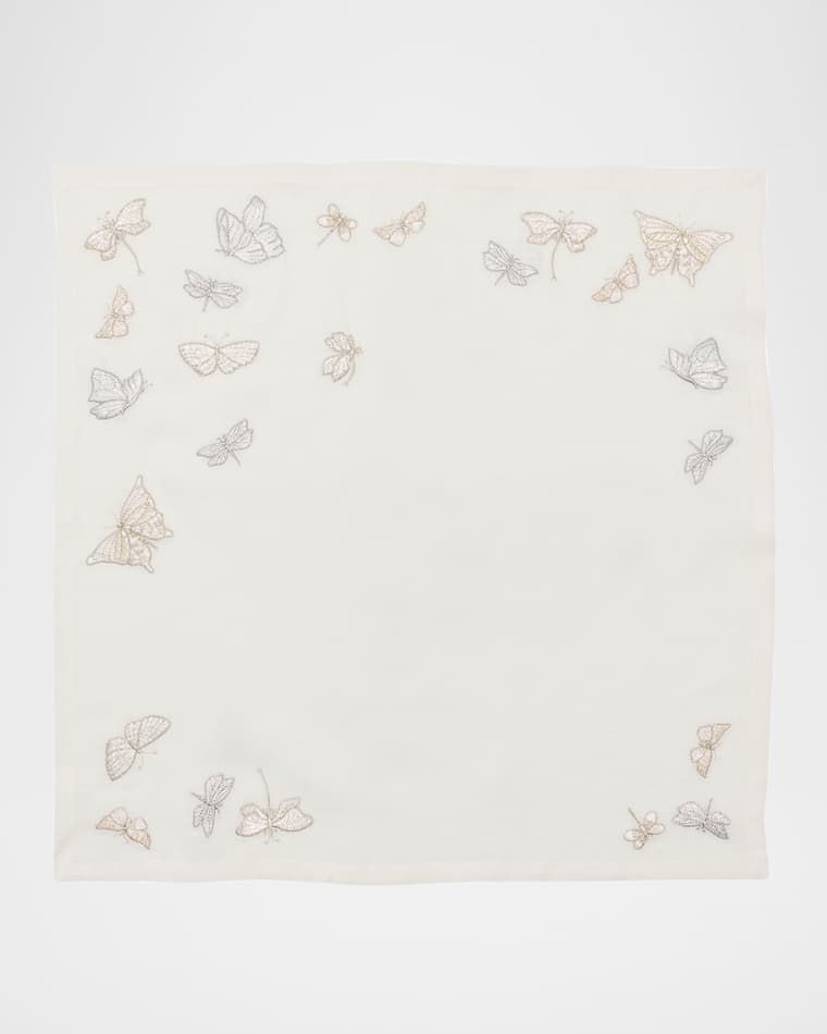 Kim Seybert Monarch Garden Linen Napkin