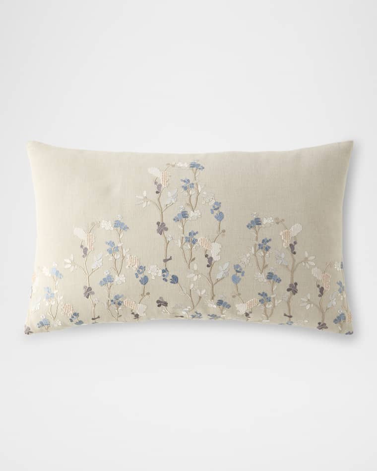 Callisto Home Nieporte Floral Lumbar Pillow, 18" x 30"