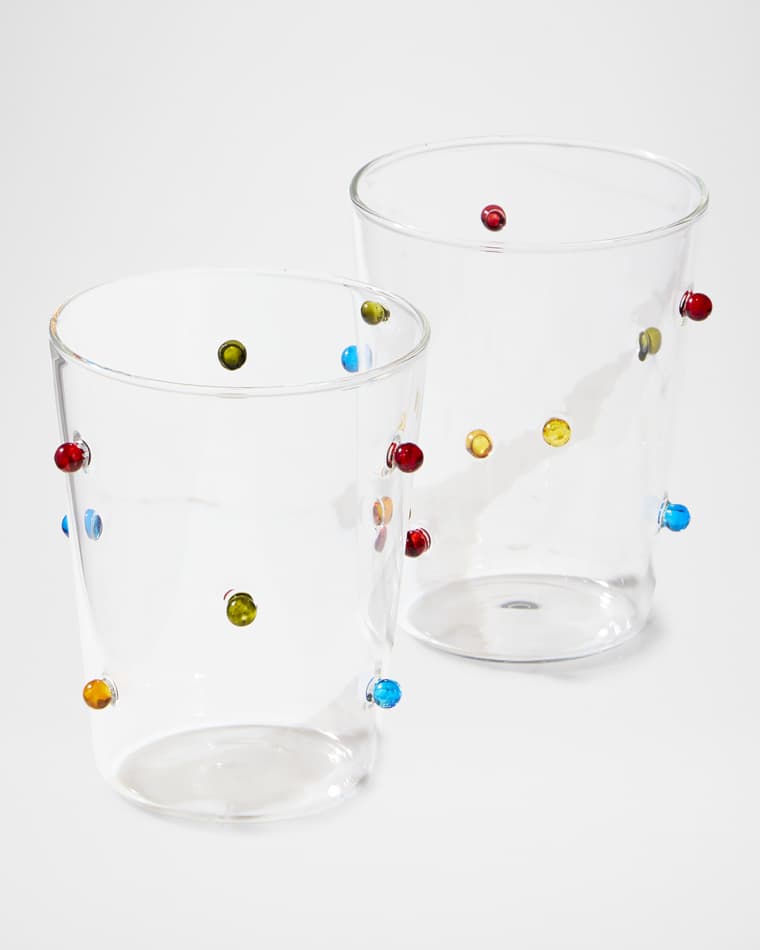 Neiman Marcus Colorful Beaded Tumblers, 12 oz. - Set of 2