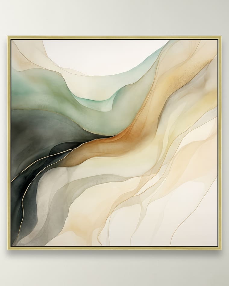 Prestige Arts "Guilded Greens 4" Framed Giclee