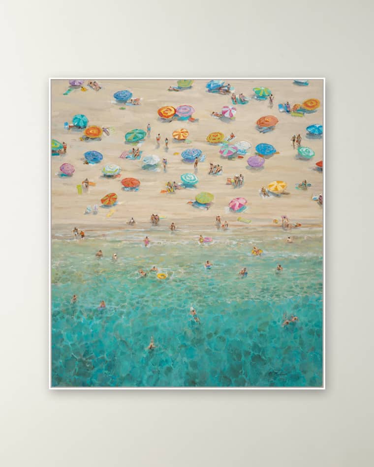 RFA Fine Art "Beach Party" Giclee on Gallery-Wrapped Canvas by H. Scott