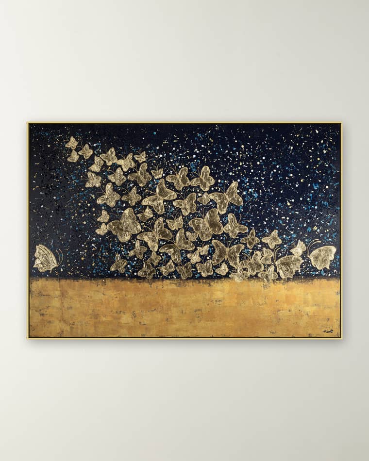 RFA Fine Art "Butterfly Night" Giclee on Gallery-Wrapped Canvas by H. Scott